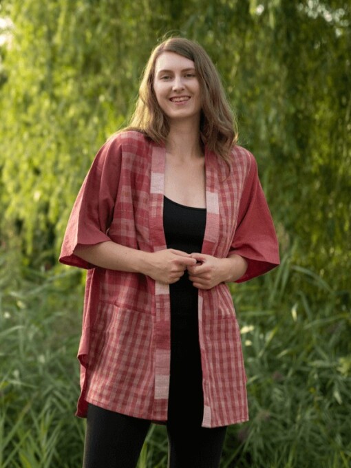 Roze kimono