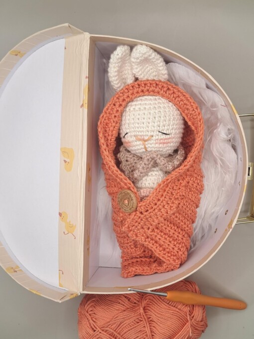 gehaakt baby konijntje
