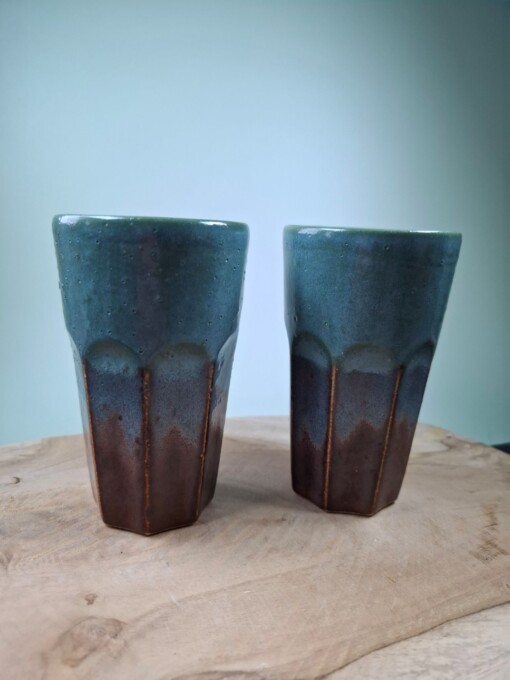 2 keramiek koffiebekers Forrest Large