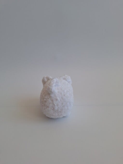 Gehaakte knuffel 'Witte kat'
