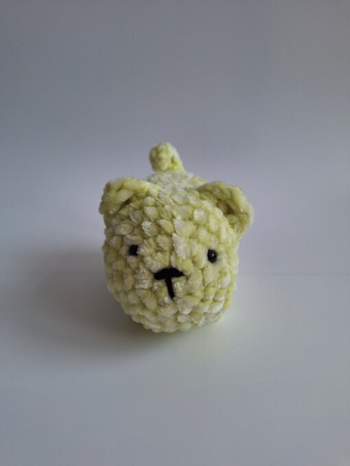 Gehaakte knuffel 'Gele kat'