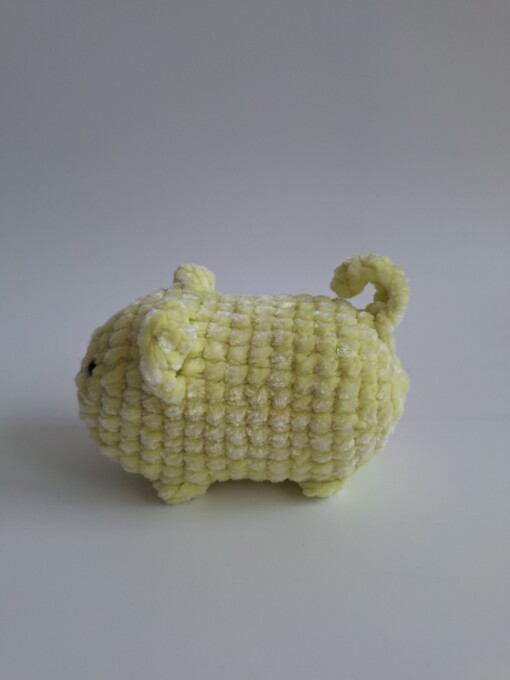 Gehaakte knuffel 'Gele kat'
