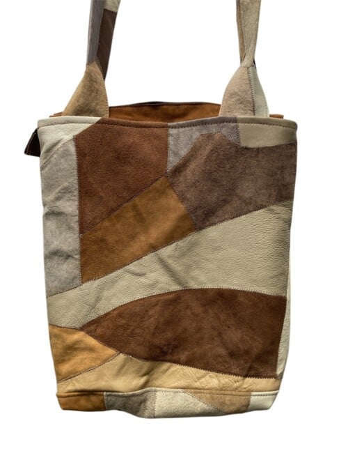 Unieke leren shopper – stijlvol, zomers en duurzaam stoer, stijlvol en handgemaakt van gerecycled materiaal