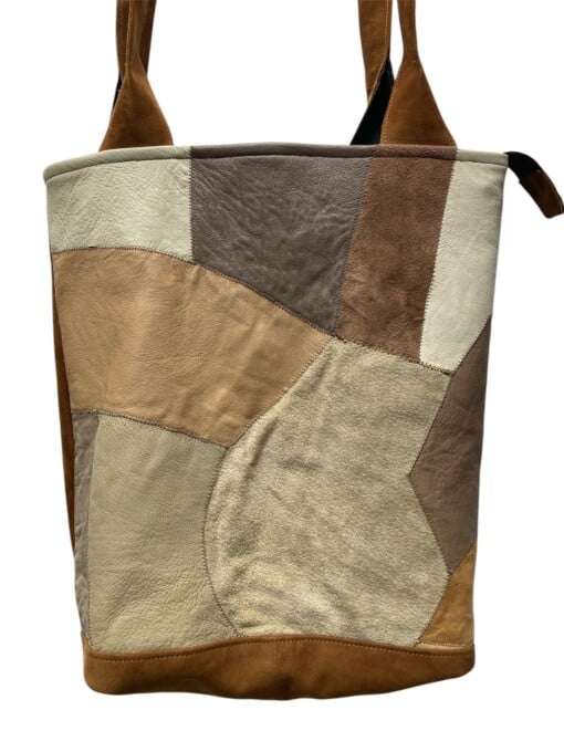 Unieke leren shopper – stoer, stijlvol en handgemaakt van gerecycled materiaal