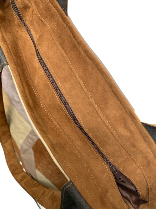 Unieke leren shopper – stoer, stijlvol en handgemaakt van gerecycled materiaal