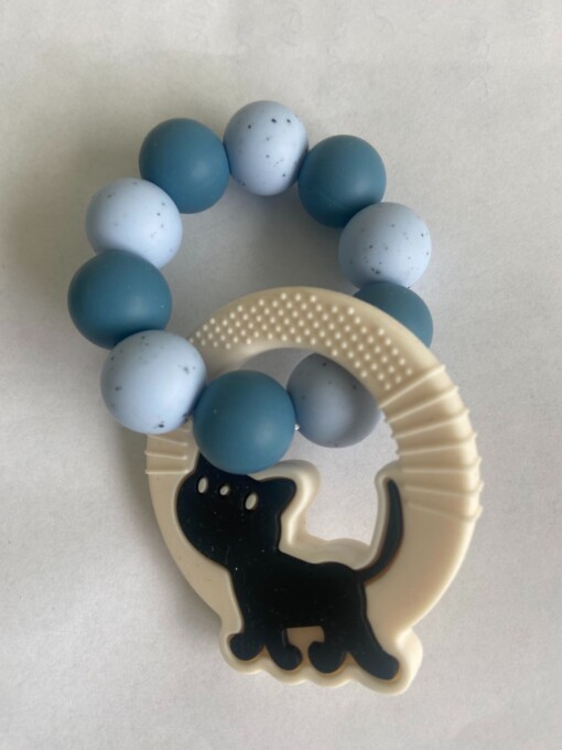 Bijtring Blauw- met Siepie hanger