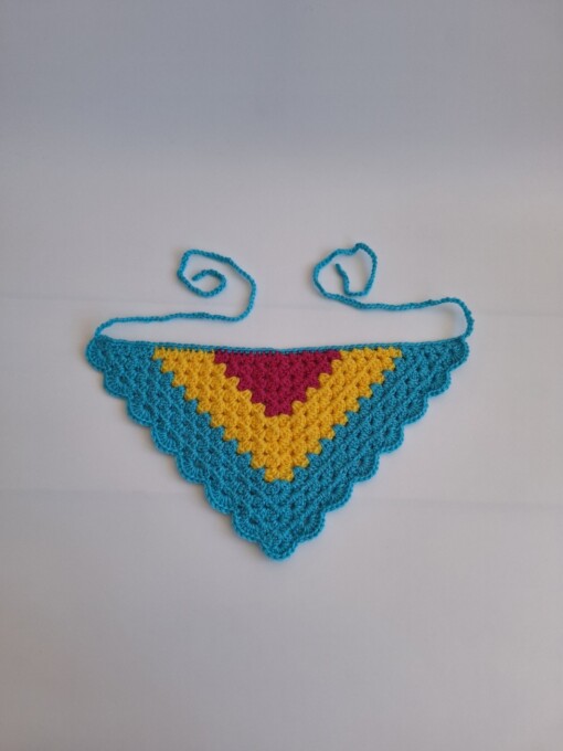 Gehaakte bandana 'Panseksuele vlag'