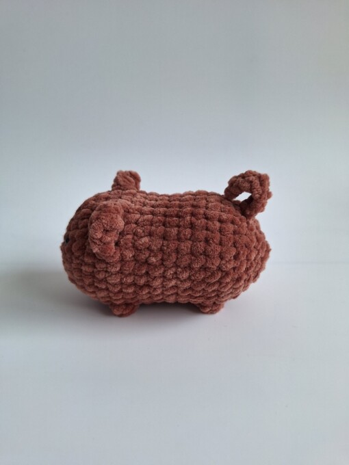 Gehaakte knuffel 'Bruine kat'