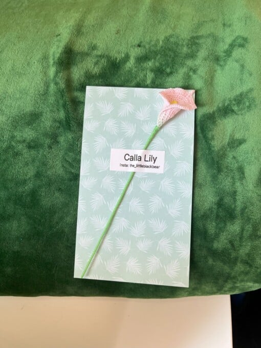 Micro Gehaakte Calla Boekenleggers