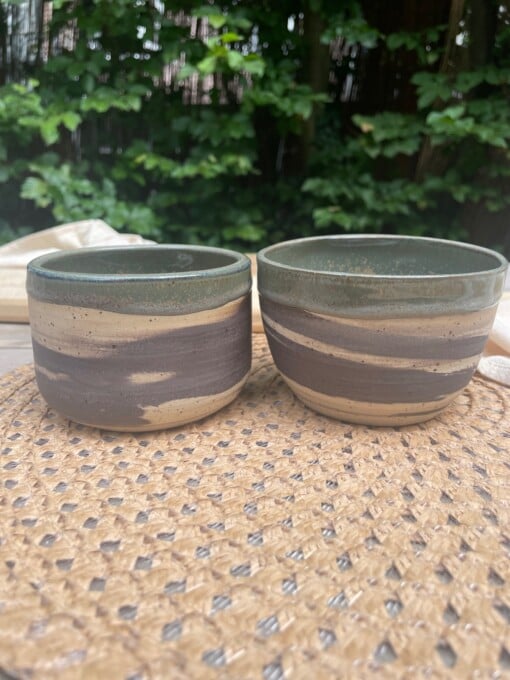 Marbled effect Cappuccino of grote koffiekopjes