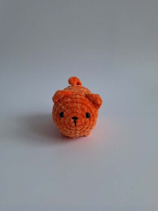 Gehaakte knuffel 'Oranje kat'