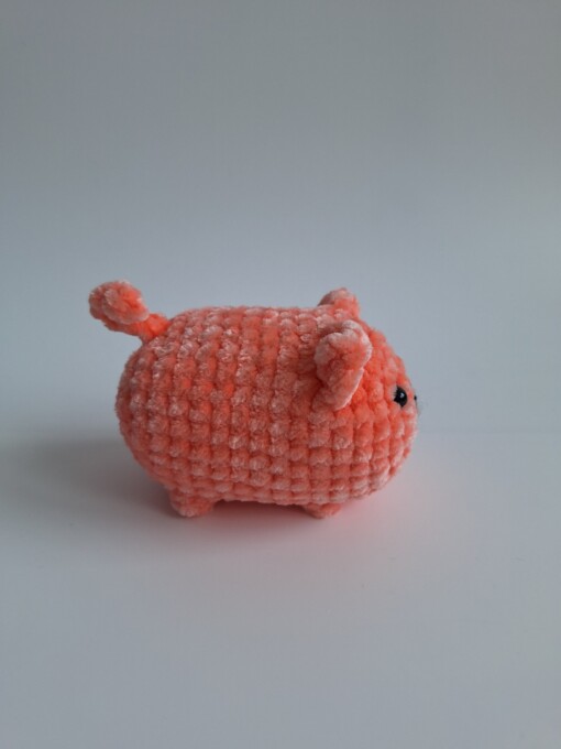 Gehaakte knuffel 'Perzik kat'