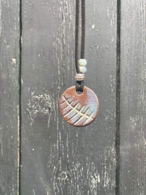 Ketting van handgemaakt keramiek - unieke chokers, diverse hangers