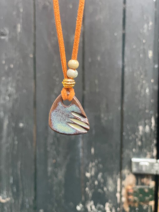 Ketting van handgemaakt keramiek - unieke chokers, diverse hangers
