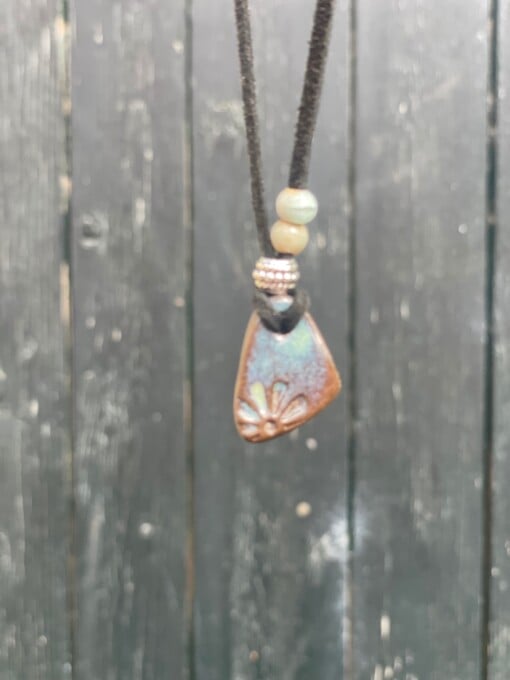 Ketting van handgemaakt keramiek - unieke chokers, diverse hangers