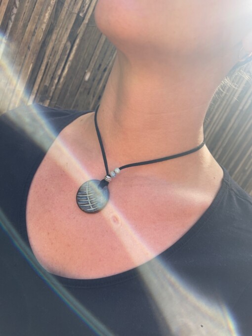 Ketting van handgemaakt keramiek - unieke chokers, diverse hangers