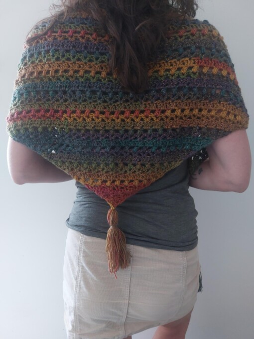 Kleurrijke omslagdoek 'Gerrit'