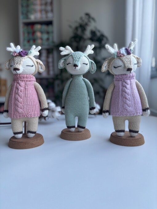 Gehaakte Eland Knuffel – Handgemaakt van Katoen (Zacht & Uniek)