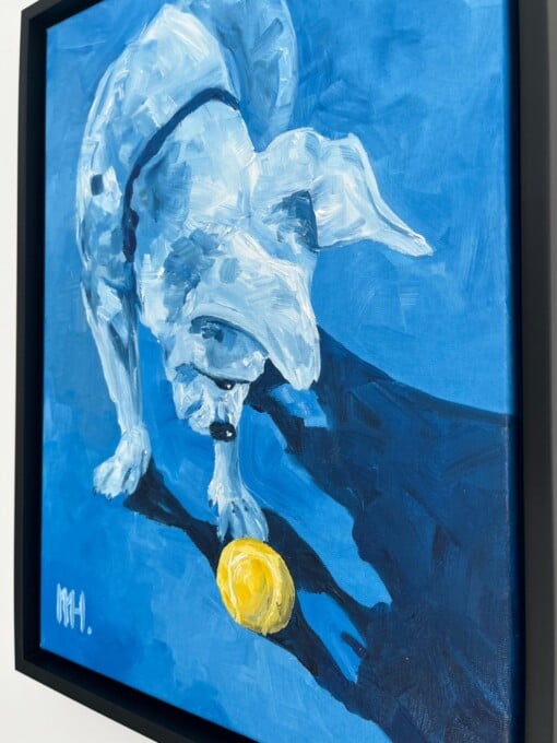Schilderij "Blue Monday" - origineel kunstwerk in olieverf