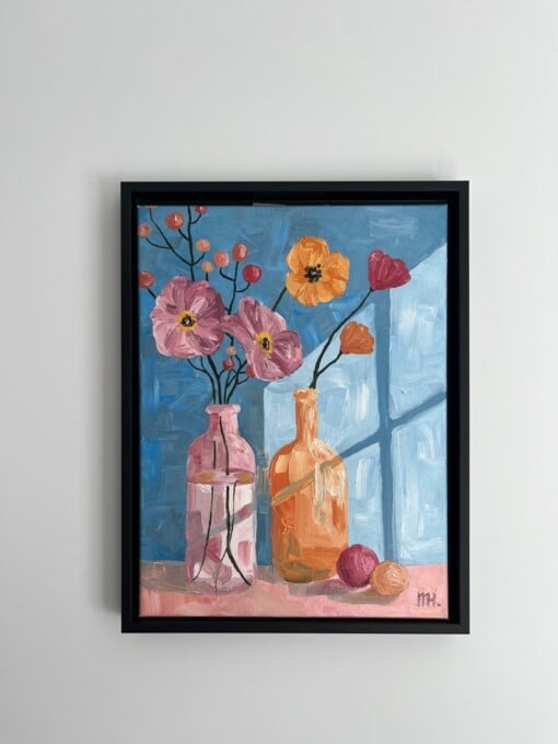 Schilderij “Here comes the sun” - origineel kunstwerk van olieverf