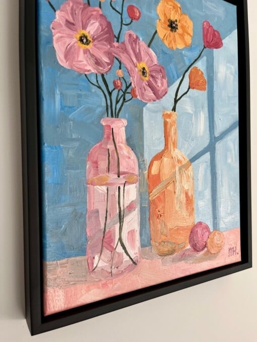 Schilderij “Here comes the sun” - origineel kunstwerk van olieverf