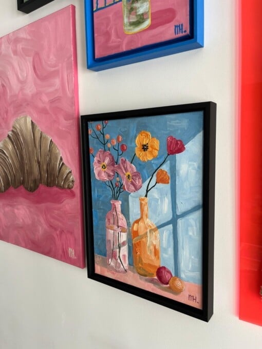 Schilderij “Here comes the sun” - origineel kunstwerk van olieverf
