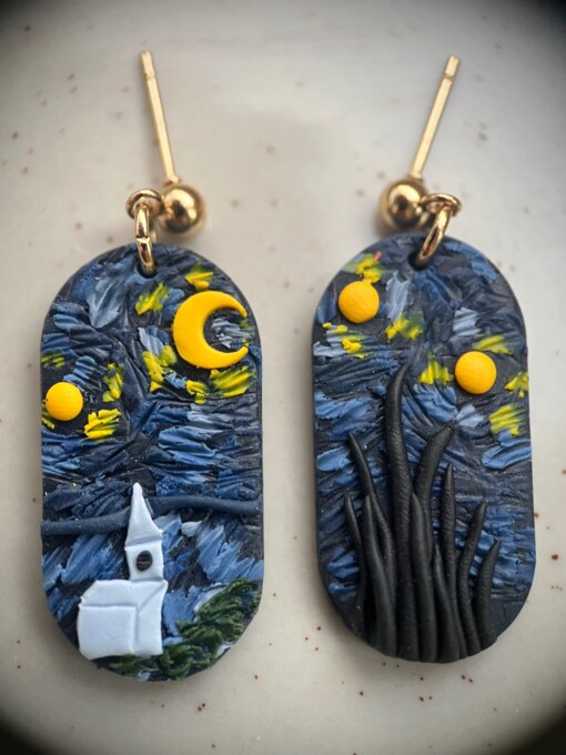 Starry Night oorbellen