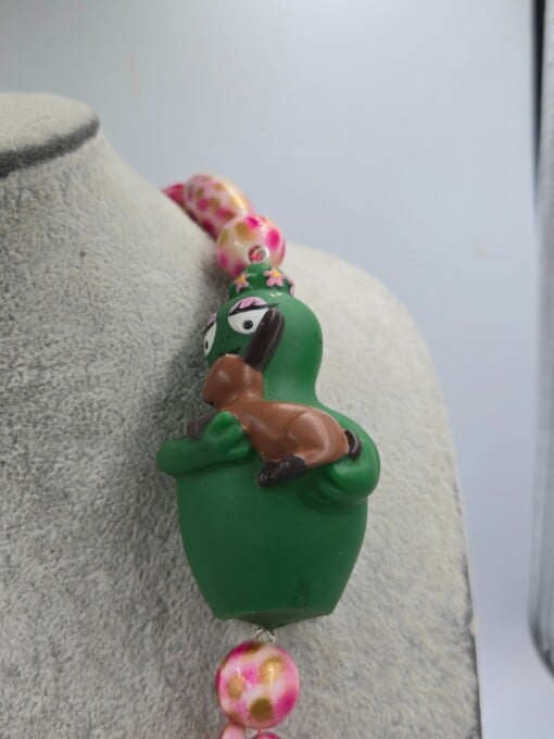 Vintage Barbapapa festival ketting