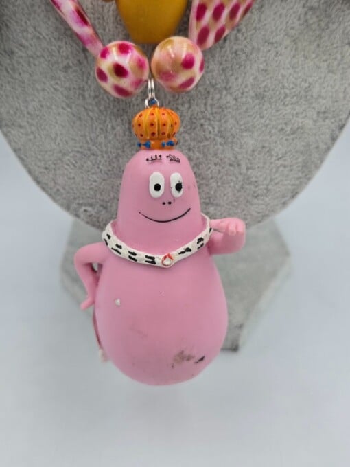 Vintage Barbapapa festival ketting