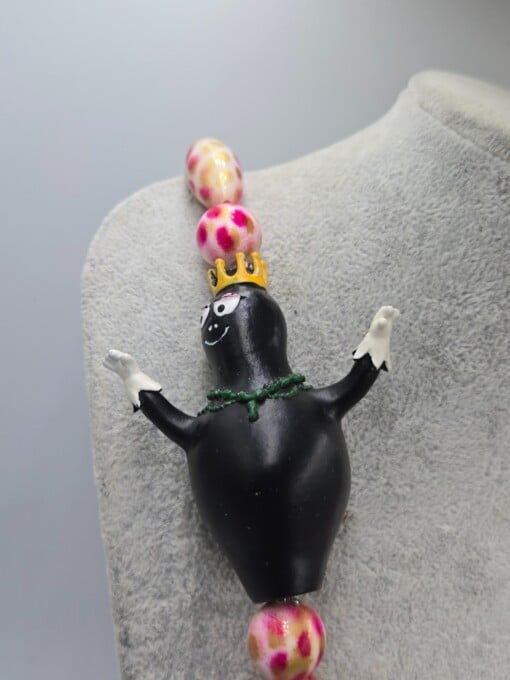 Vintage Barbapapa festival ketting