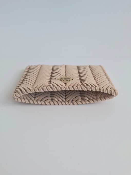 Geweven pasjeshouder | Beige