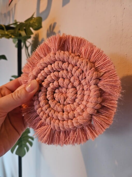 Pink coaster