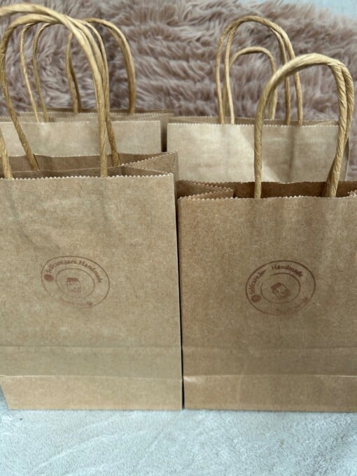 6 goodie baggs with selfcarejar ( ceremonie)