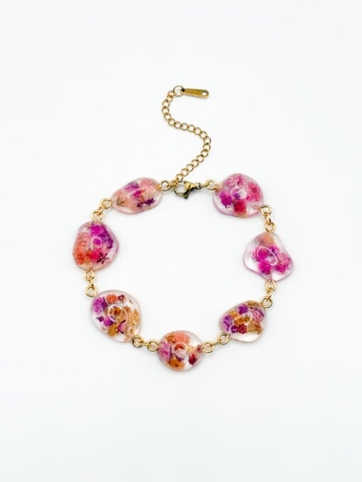 Armband met Stenen Gevuld met Echte Bloemen uit Utrecht (The Blossom Chapter)