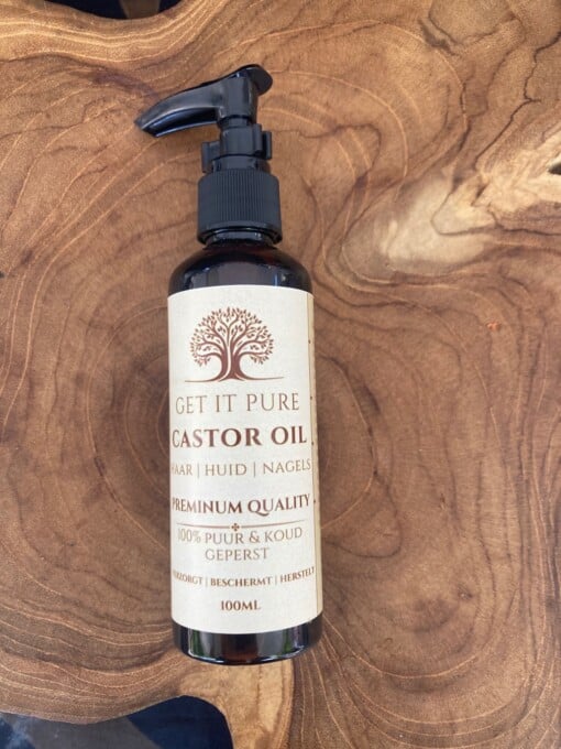 Castor Olie - 100% Puur & Biologische (koud geperst in pomp flesje)