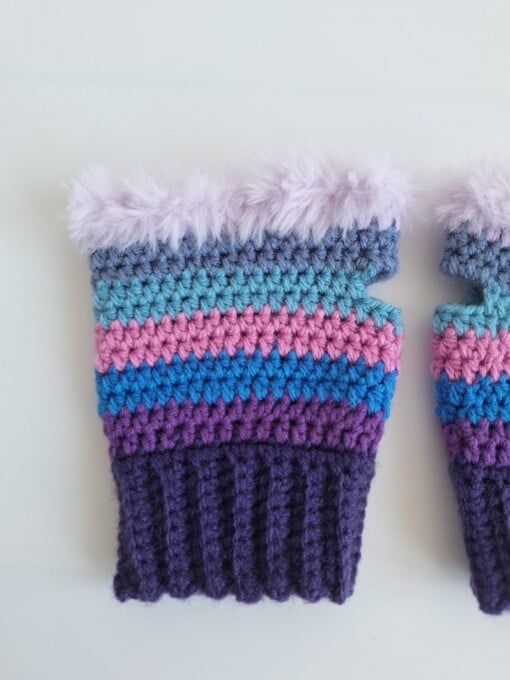 Gehaakte handschoenen - gehaakte vingerloze handschoenen | Coraline vibes