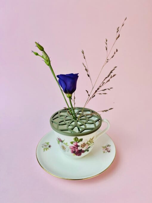 Mandala bloemschikker  | Bloemhouder | Bloemboeket accessoire