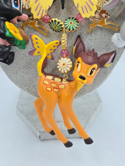 Bambi, Stampertje en Bloem, Handgemaakte ketting voor de echte Disney liefhebber.