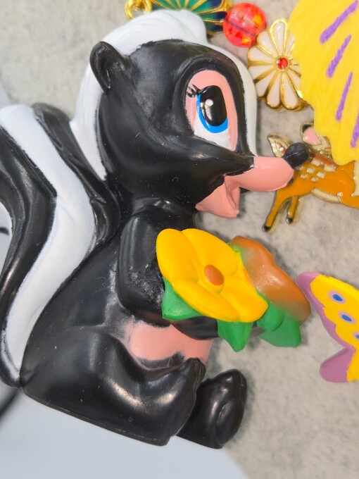 Bambi, Stampertje en Bloem, Handgemaakte ketting voor de echte Disney liefhebber.