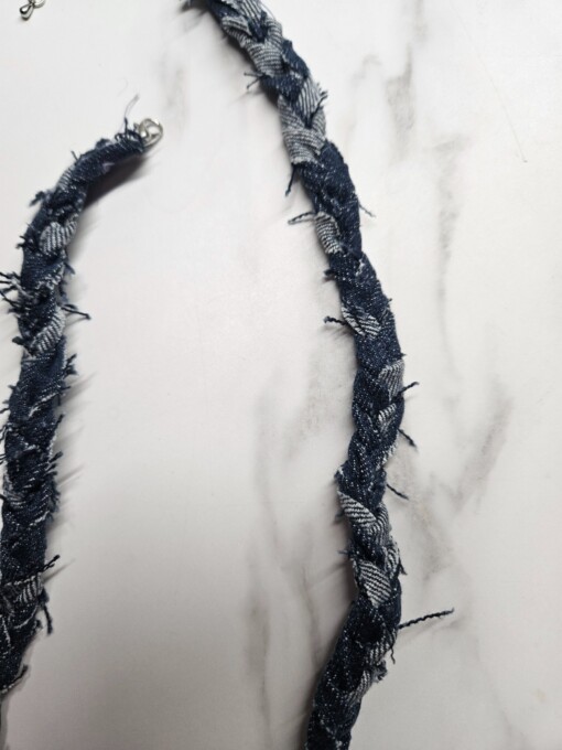 Denim ketting