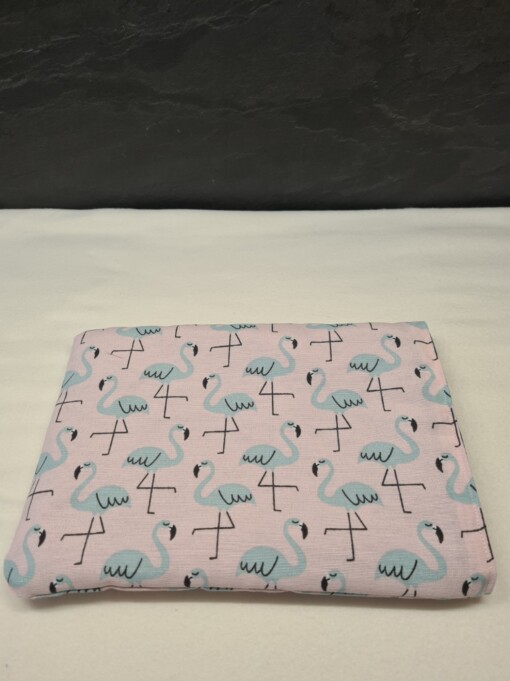 Booksleeve Flamingo Dream – Zalmroze Canvas Booksleeve