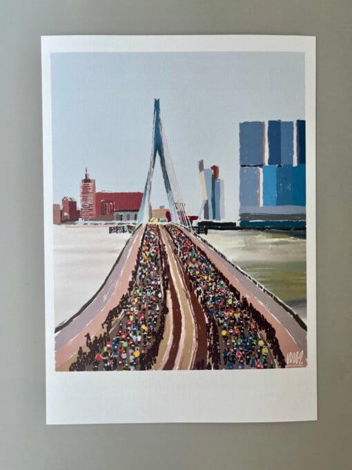 Rotterdam Marathon art print