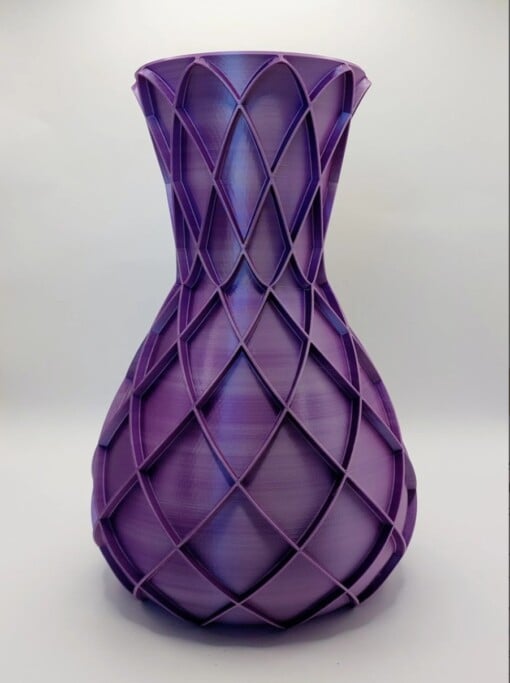 High Gloss Vaas - 3D geprint
