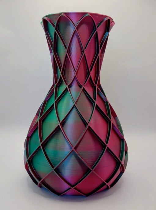 High Gloss Vaas - 3D geprint