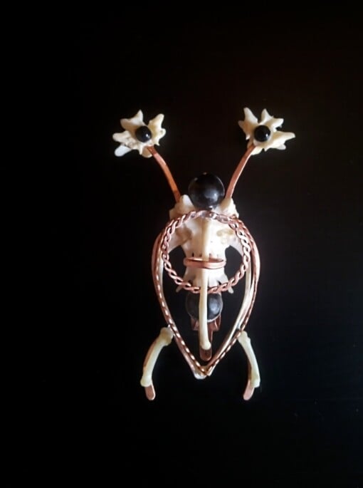 Ketting Obsidiaan 'schildpad'