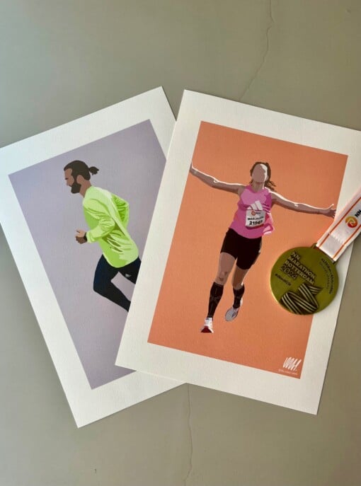 Sportret - grafisch sport portret (gepersonaliseerd) - the Art of Movement
