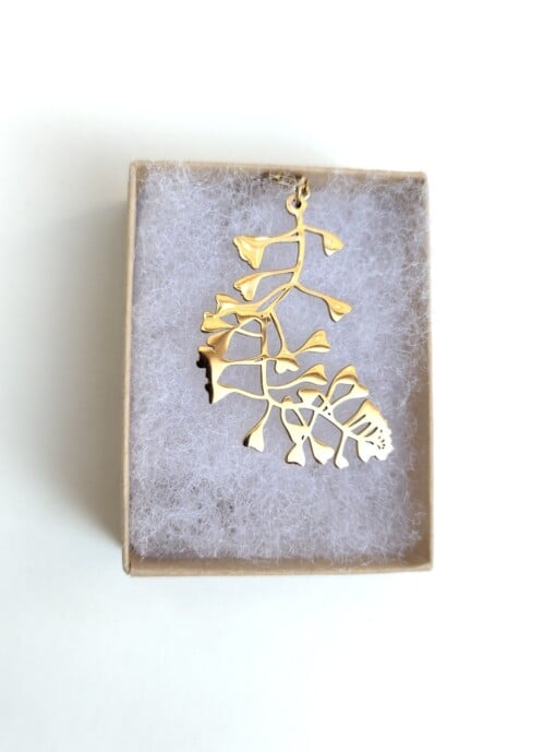 Gouden herderstasje ketting
