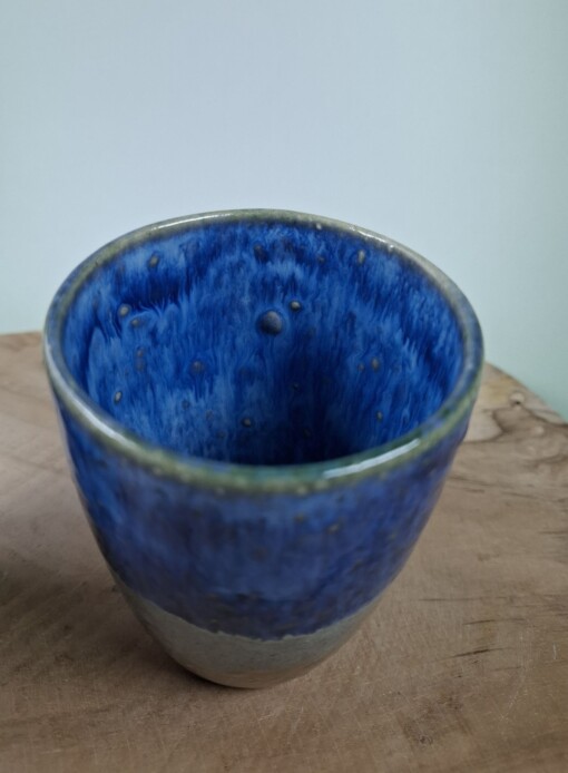 2 keramiek koffiebekers Blue Dream