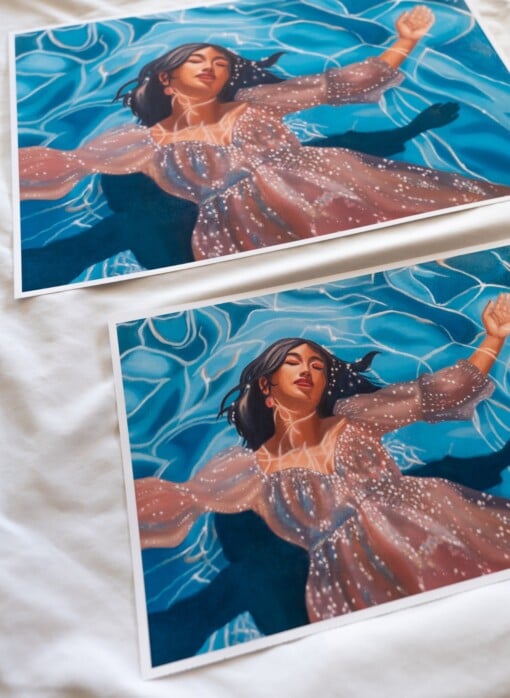 Print floating