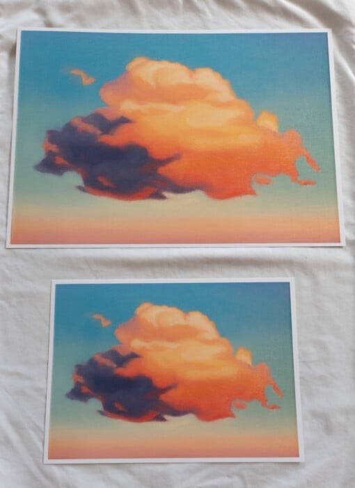 Print on cloud nine